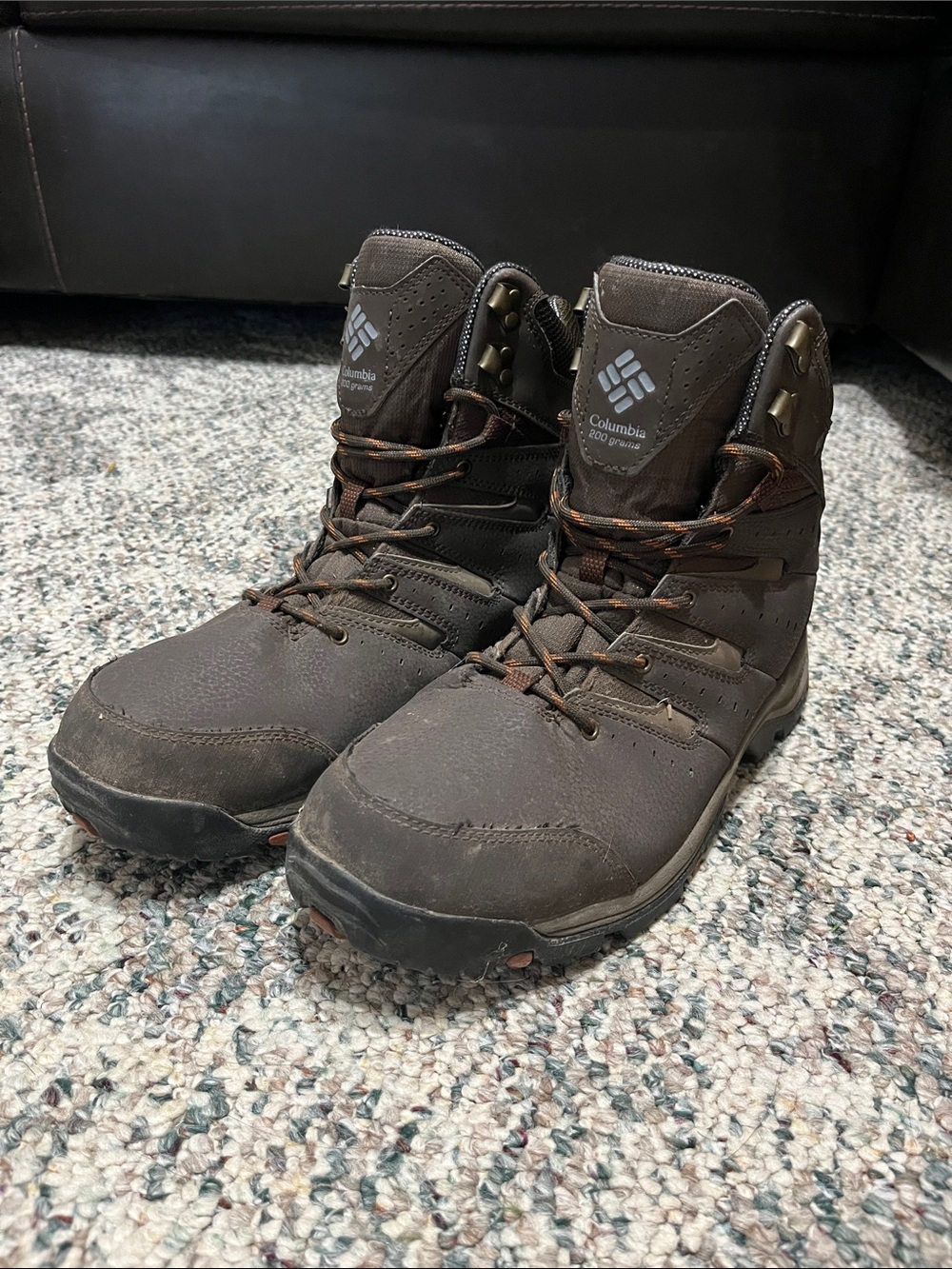 Columbia Brown Men's Waterproof Trail Boots SIZE- 10.5 Wide